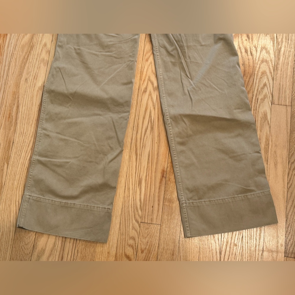 J Crew Stylish Khaki Green Pants Size 4 - Picture 4 of 6